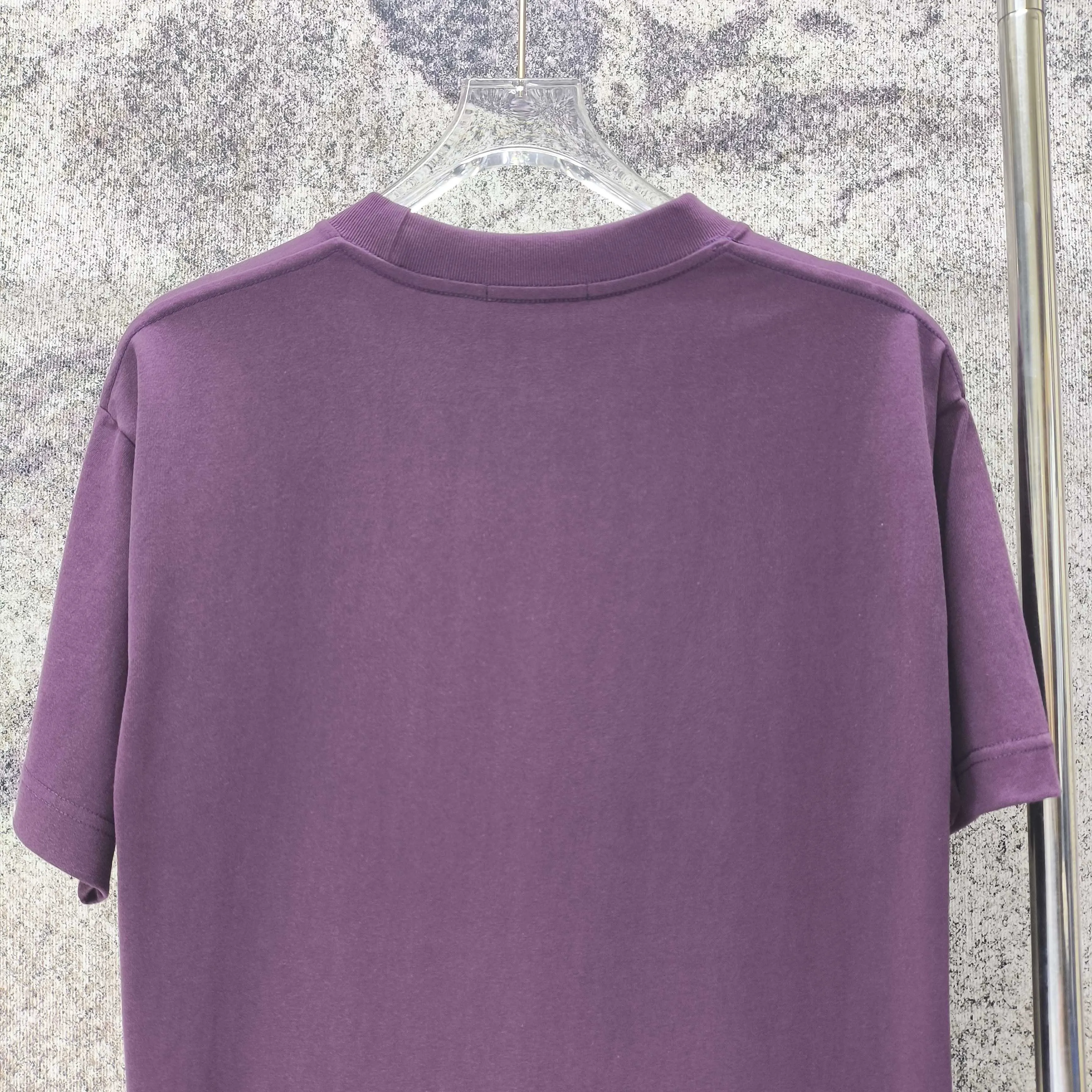 SYL* * 2026 New Arrival logo 300g t Same Style Size S M L XL XXL Black White Purple Light Gray